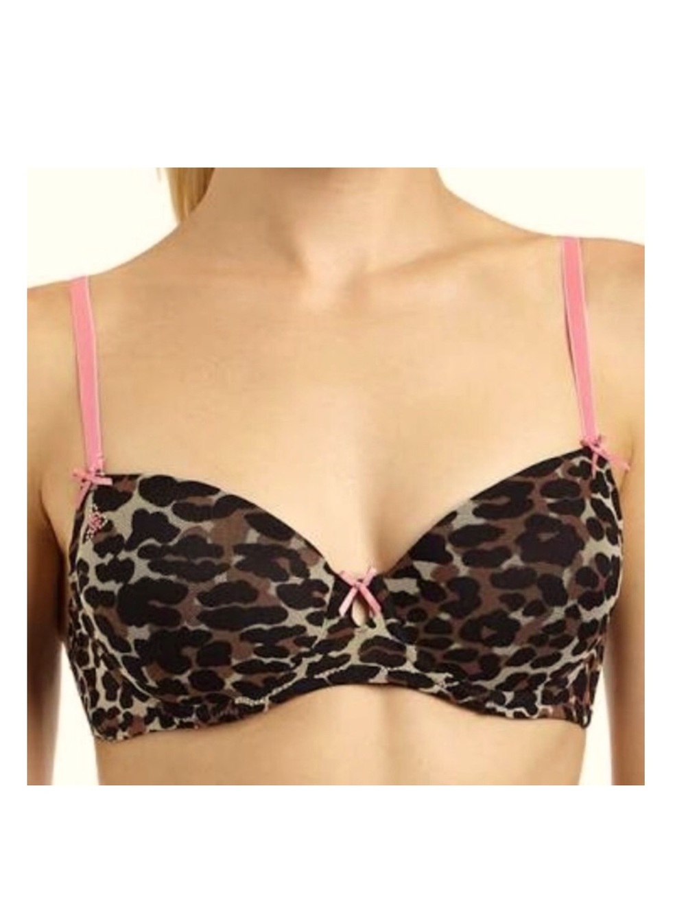 ✨BETSEY JOHNSON✨ Leopard Print Mesh Bra